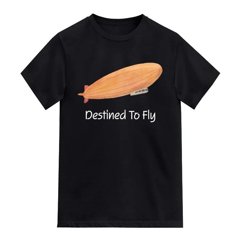 Destined To Fly Hot Air Baloon Printed T-Shirt