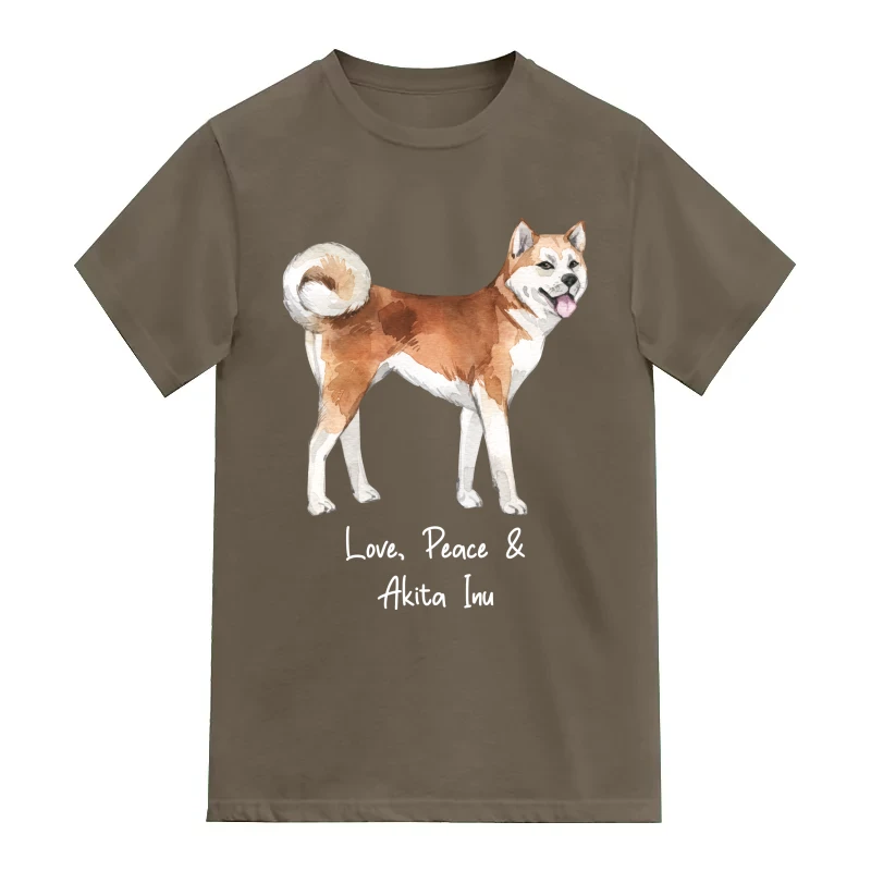 Akita Inu Dog Printed