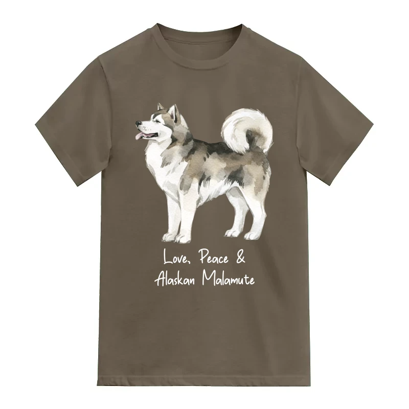 Alaskan Malamute Dog Printed
