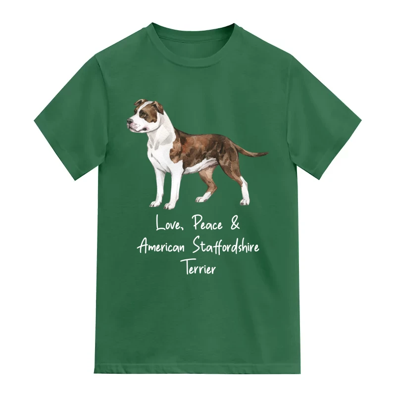American Staffordshire Terrier Dog Printed