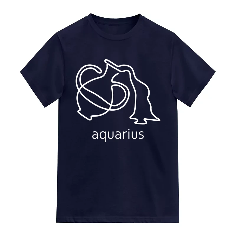 Aquarius Minimalist Zodiac Sign