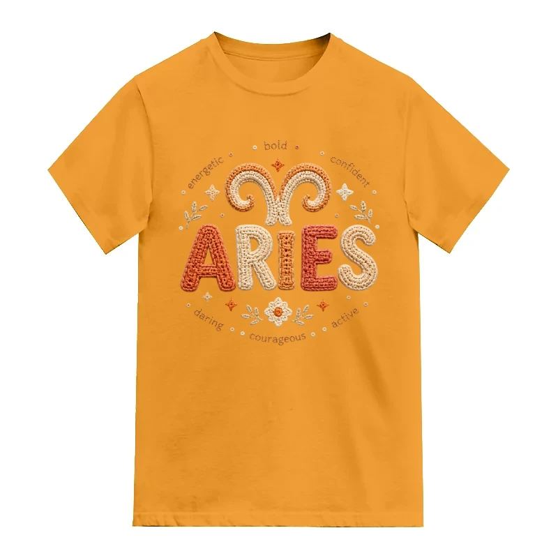 Aries Crochet Zodiac Sign