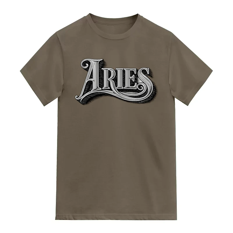 Aries Word Art Zodiac Sign