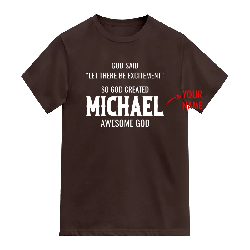 Awesome God Custom Name Printed