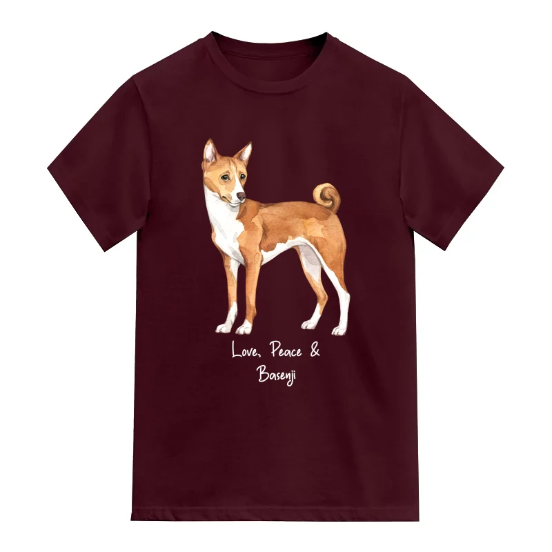Basenji Dog Printed