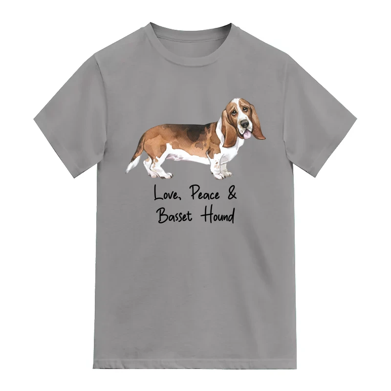 Basset Hound Dog Printed