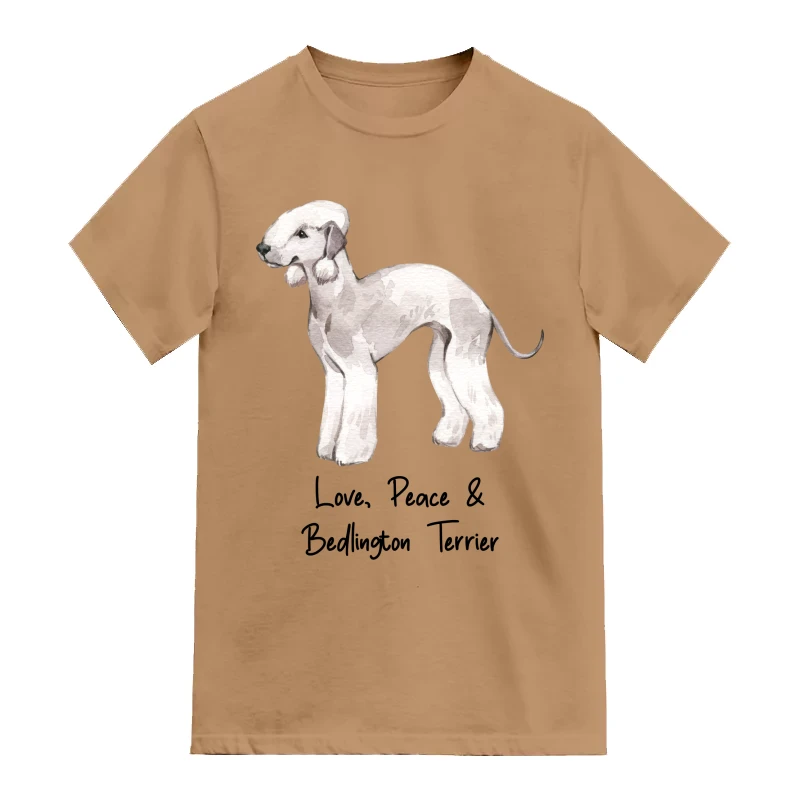 Bedlington Terrier Dog Printed