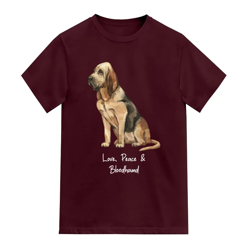 Bloodhound Dog Printed