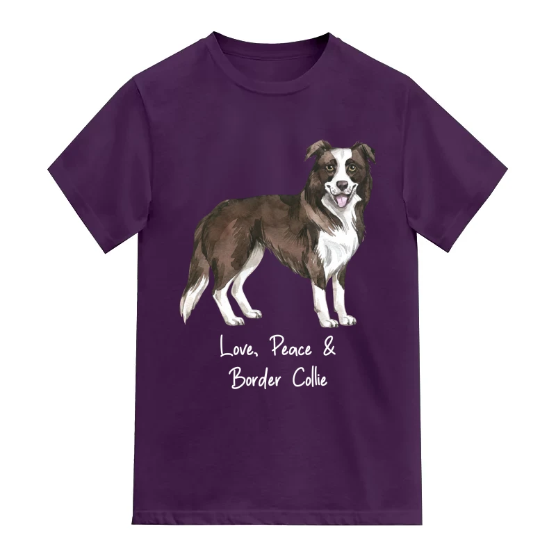 Border Collie Dog Printed
