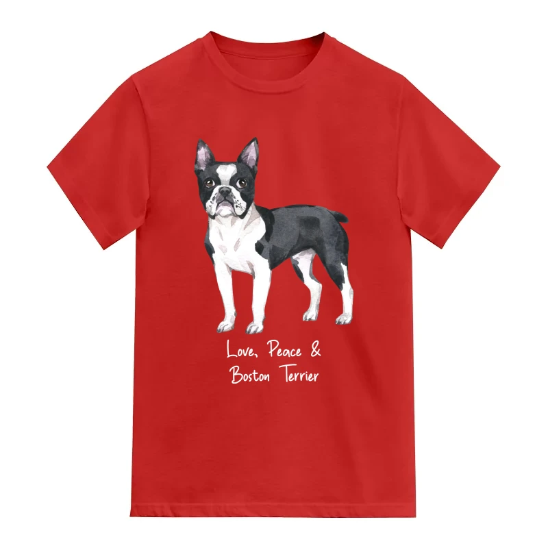 Boston Terrier Dog Printed