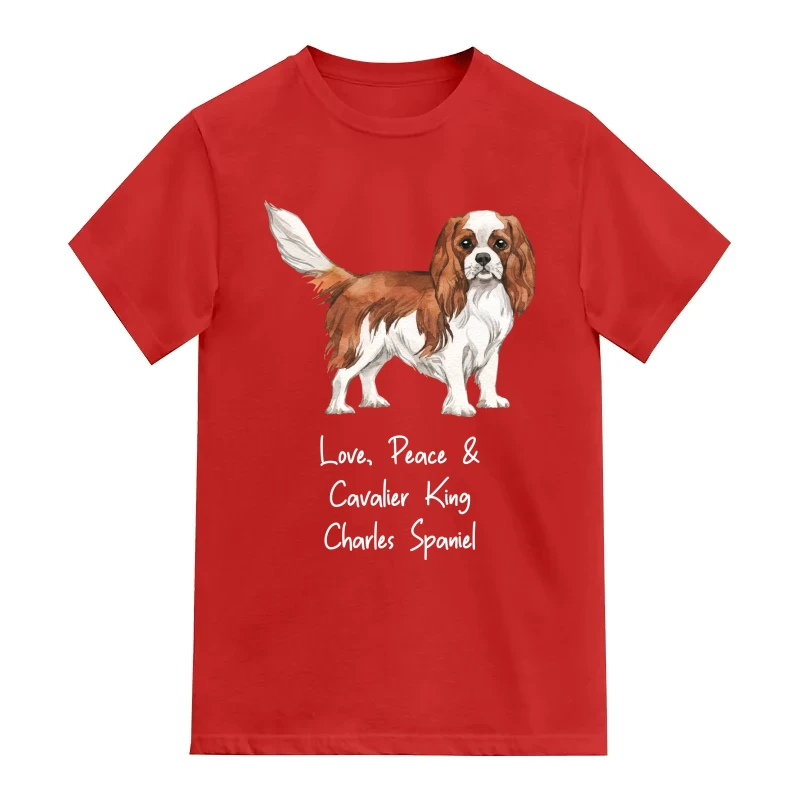 Cavalier King Charles Spaniel Dog Printed