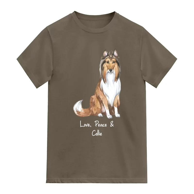 Collie Dog Printed