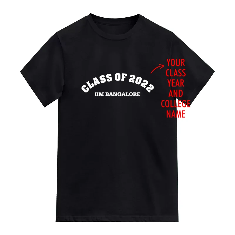 Custom Class Year And College Name Printed