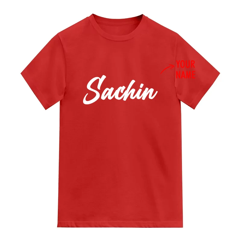 Custom Script Style Name Printed