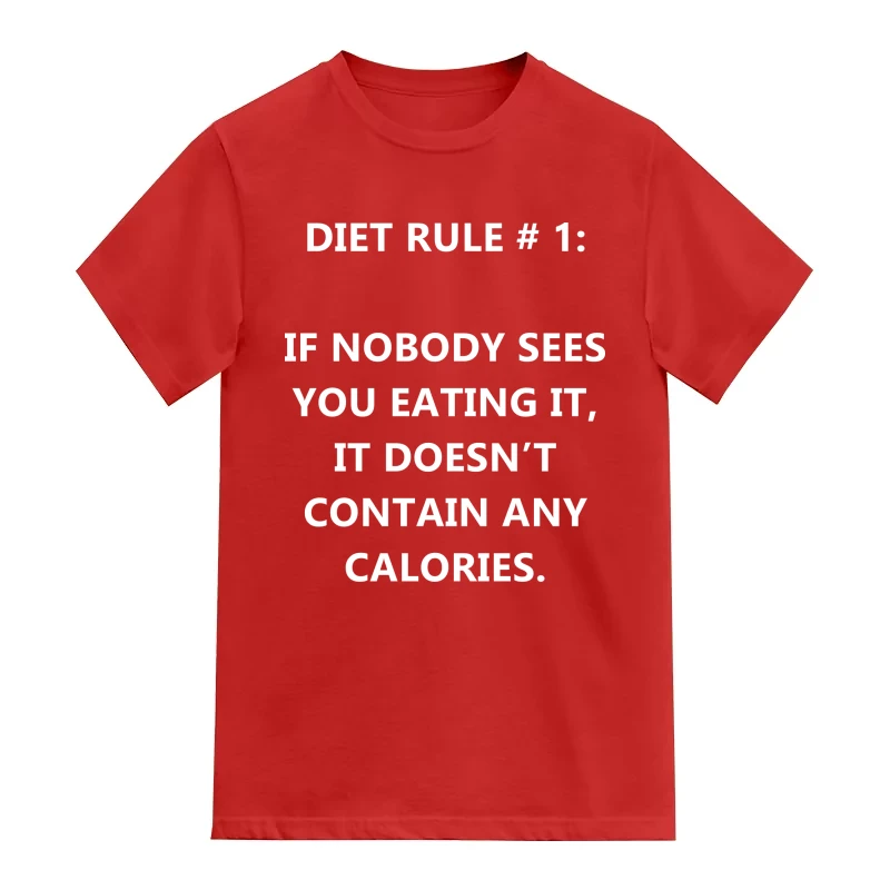 Diet Rule # 1: If Nobody Sees You Eating It, It Doesn't Contain Any Calories