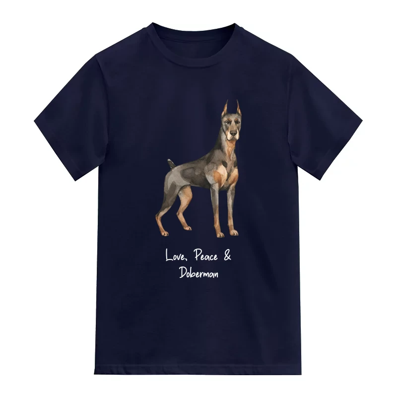 Doberman Dog Printed