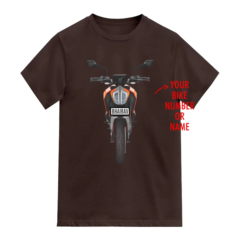 Duke Motorcycle Custom Number Plate