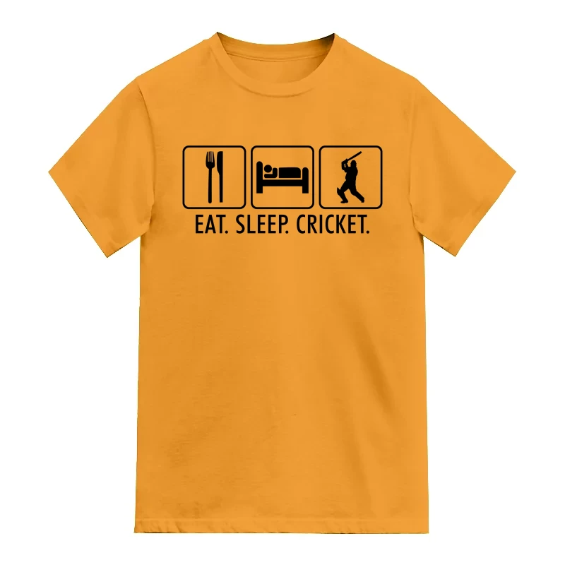 Eat Sleep Cricket Cricket Slogan