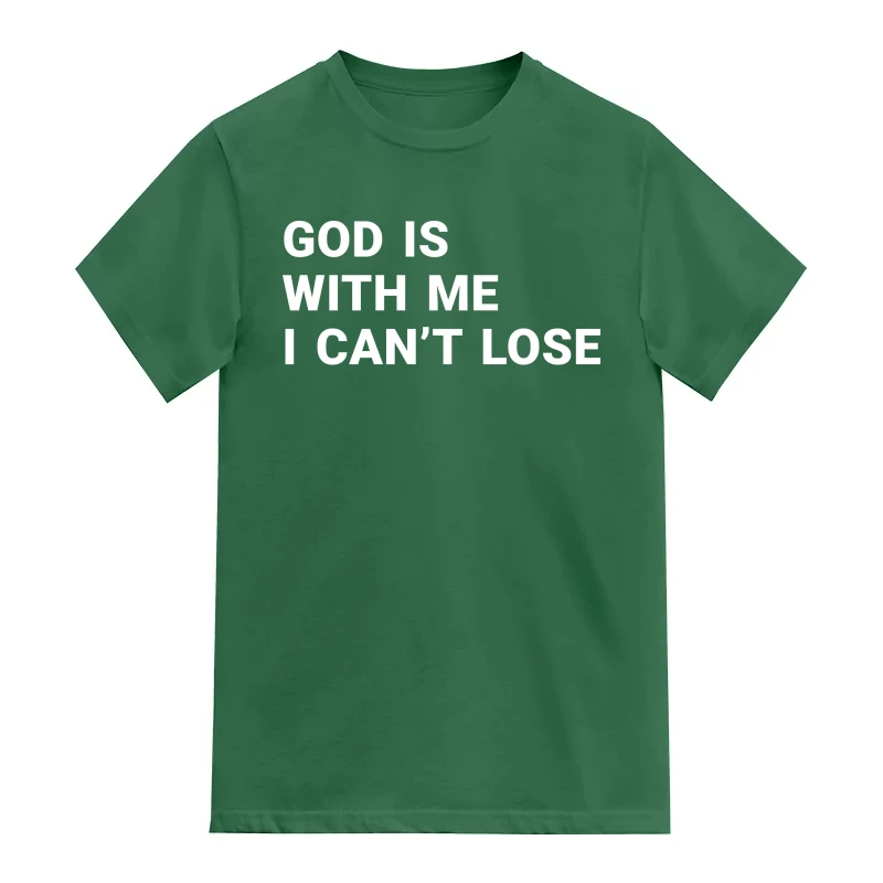 God Is With Me I Cant Lose Motivational