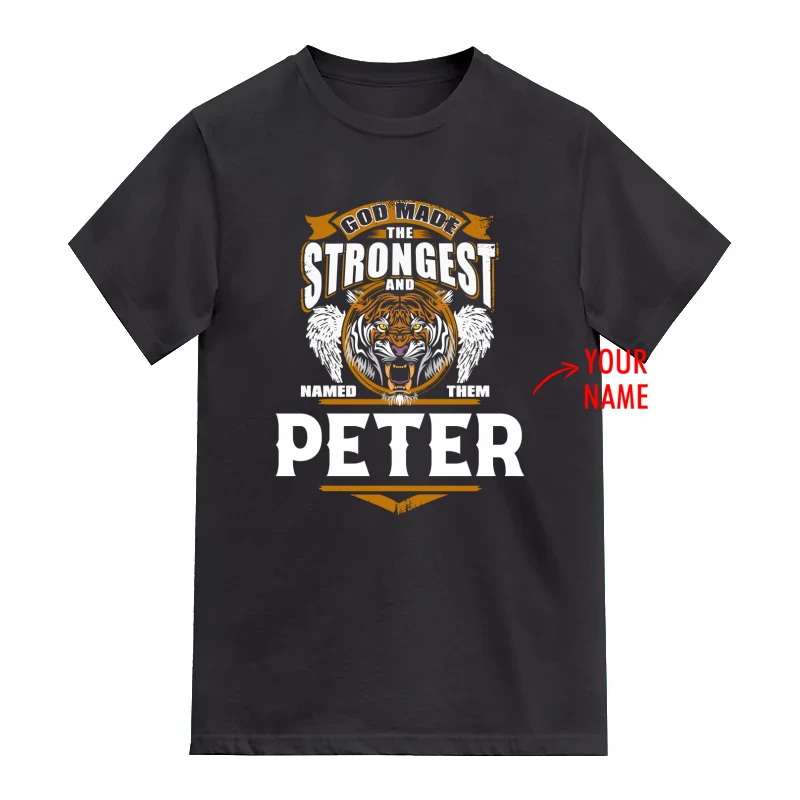 God Made The Strongest And Named Them Custom Name Printed