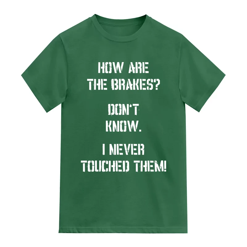 How Are The Brakes? Don't Know. I Never Touched Them! Biker