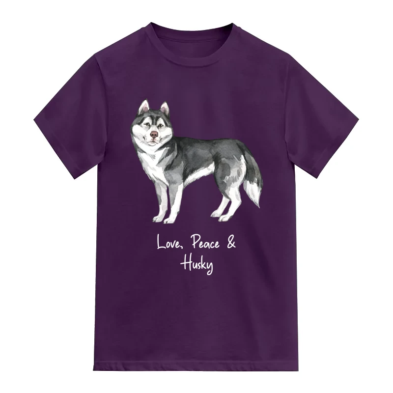 Husky Dog Printed