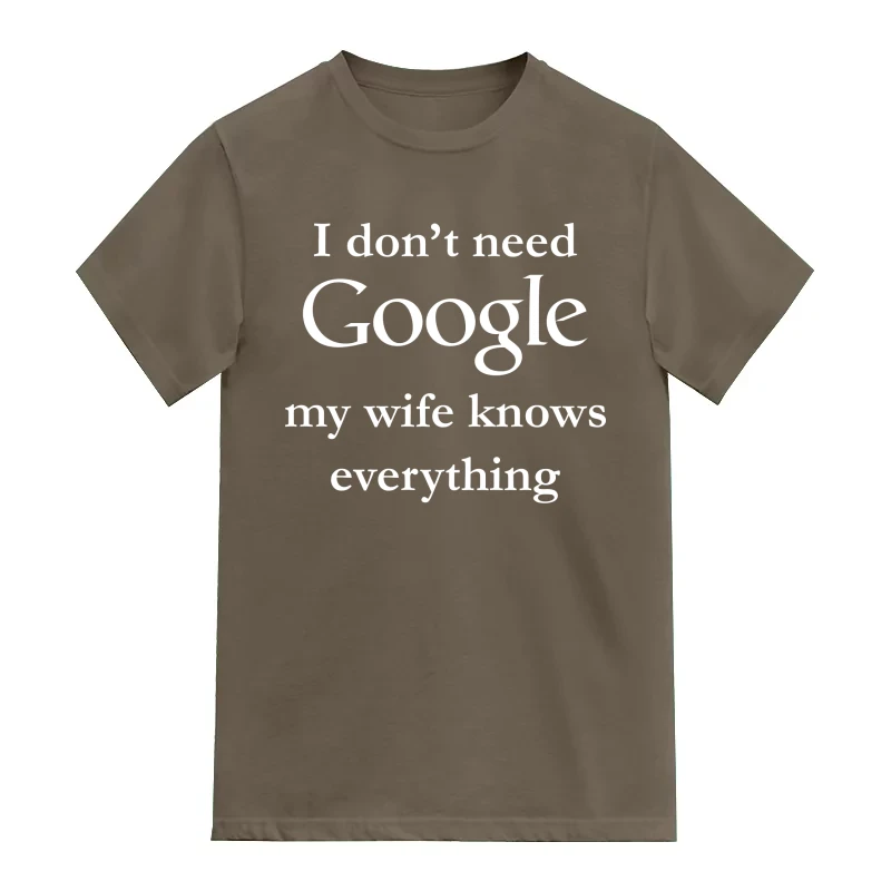 I Don't Need Google My Wife Knows Everything Funny