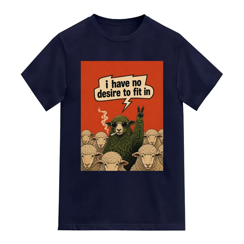 I Have No Desire To Fit In Black Goat