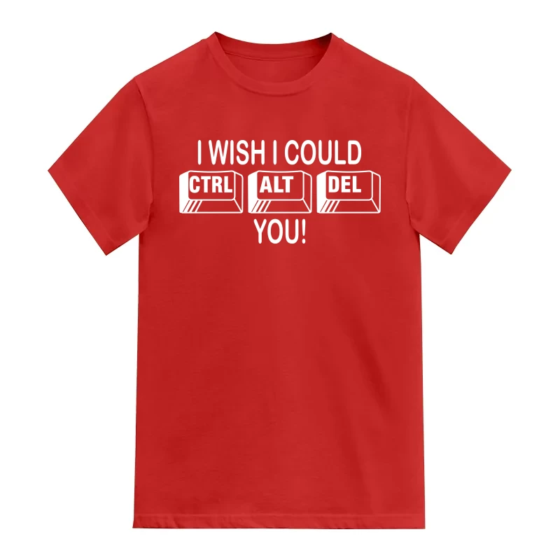 I Wish I Could Ctrl Alt Del You Geeks Funny Geek Programmer Quotes