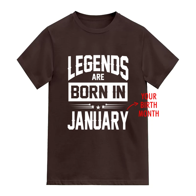 Legends Are Born In <Birth Month> Custom Birthday