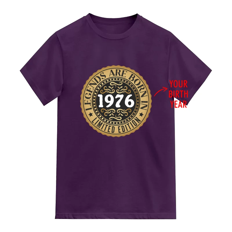 Legends Are Born In <Birth Year> Custom Birthday