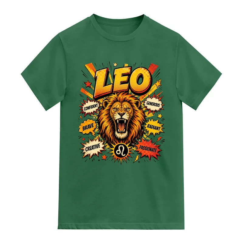 Leo Comic Zodiac Sign