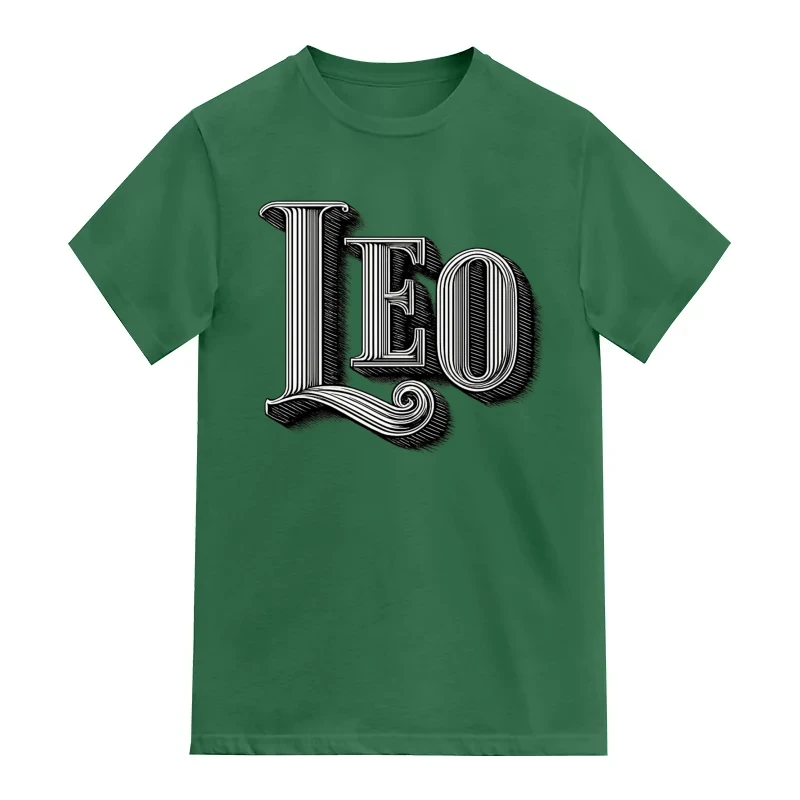 Leo Word Art Zodiac Sign