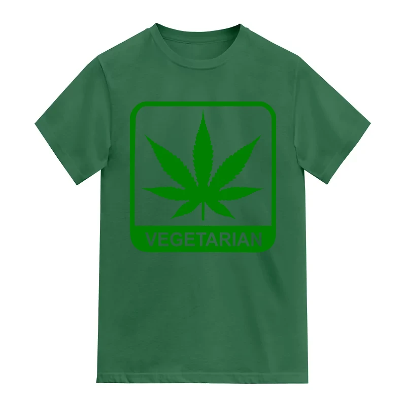 Marijuana Leaf Vegetarian Weed Slogan