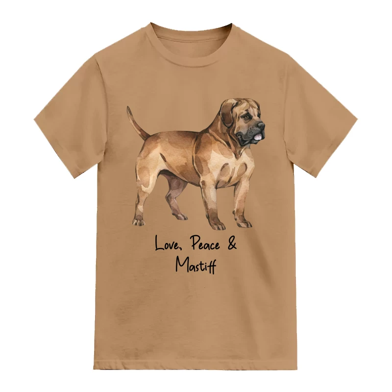 Mastiff Dog Printed