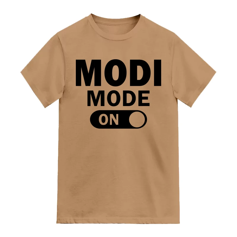 Modi Mode On Slogan