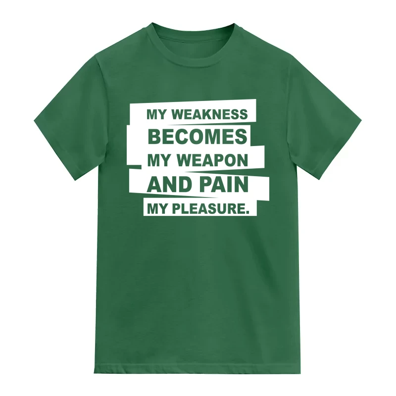 My Weakness Becomes My Weapon And Pain My Pleasure Gym