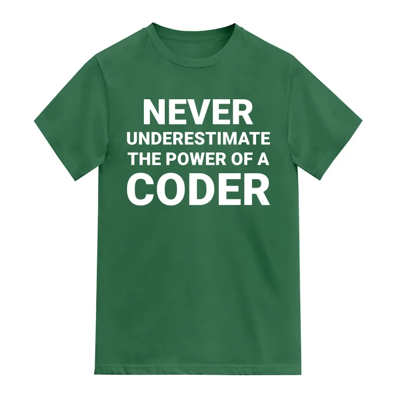 Never Underestimate The Power Of A Coder Funny Geek Programmer Quotes