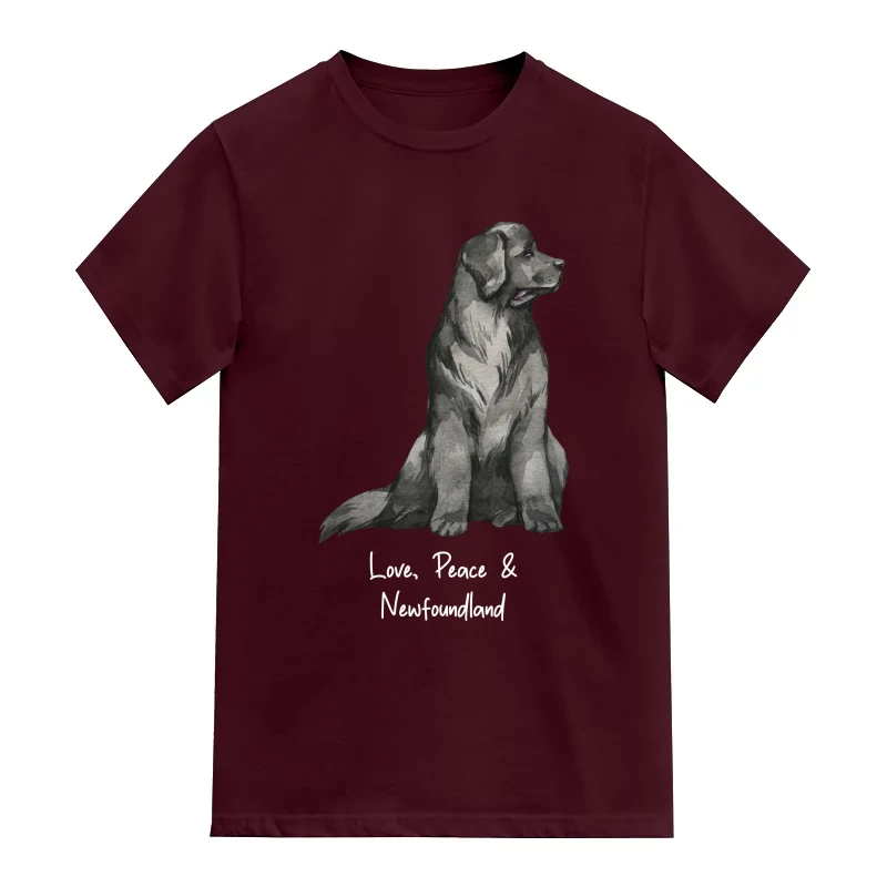 Newfoundland Dog Printed