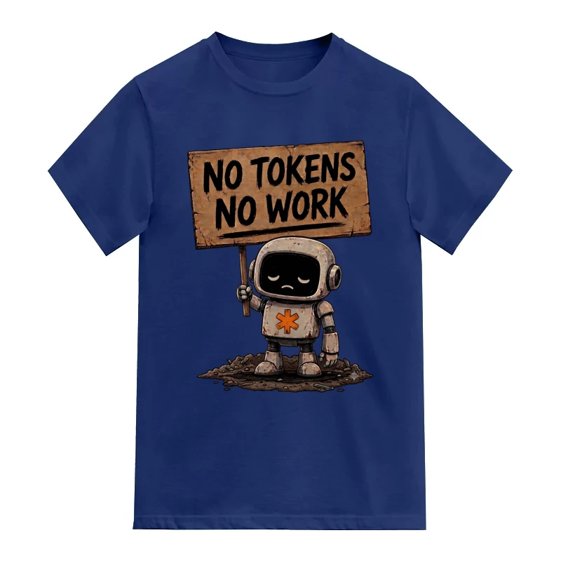 No Tokens No Work AI Humor