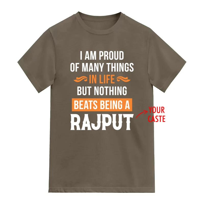 Nothing Beats Being Custom Caste Printed