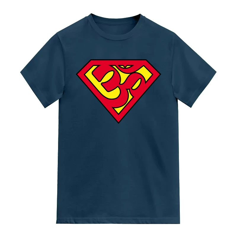 Om Superman India Patriotic Slogan