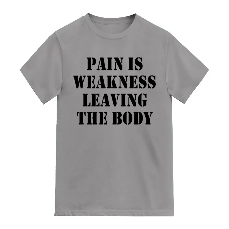 Pain Is Weekness Leaving The Body Gym