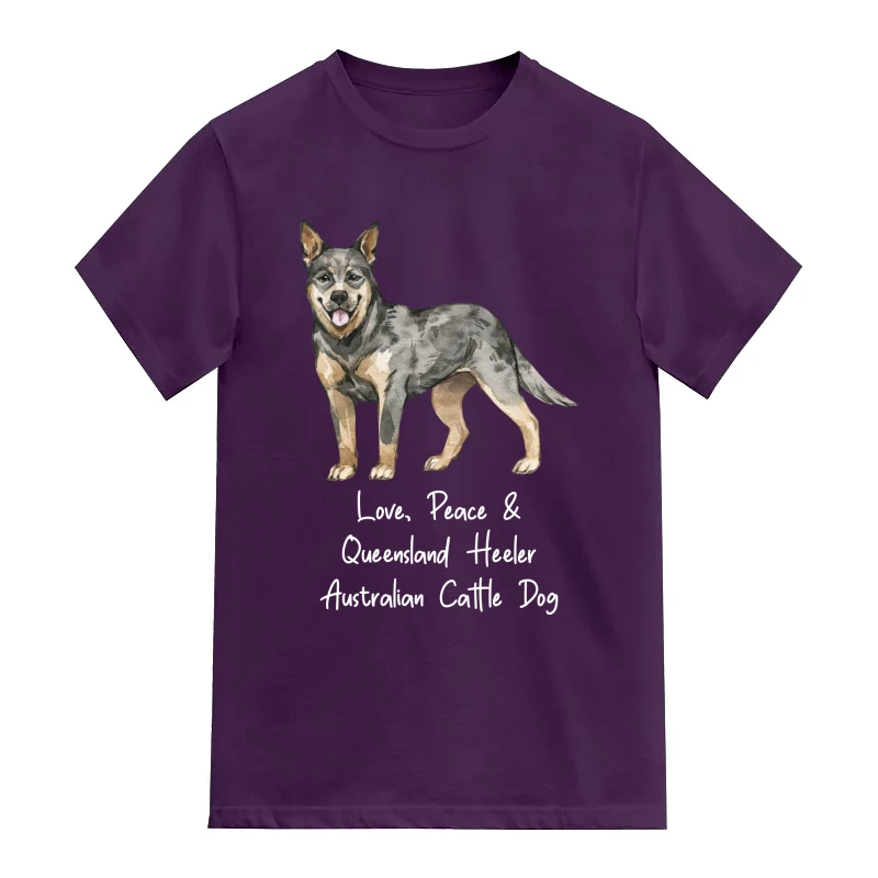 Queensland Heeler Australian Cattle Dog Dog Printed