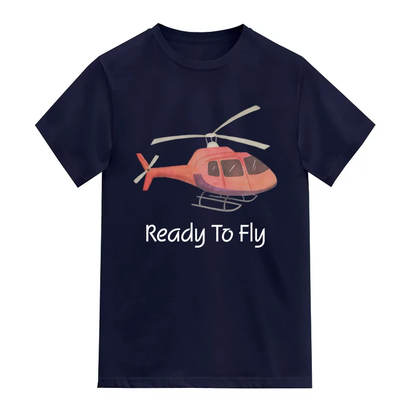 Ready To Fly Helicopter Printed