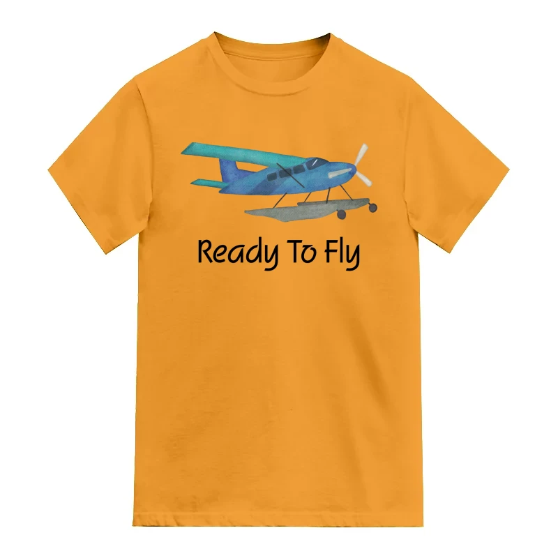 Ready To Fly Water Landing Airplane Printed