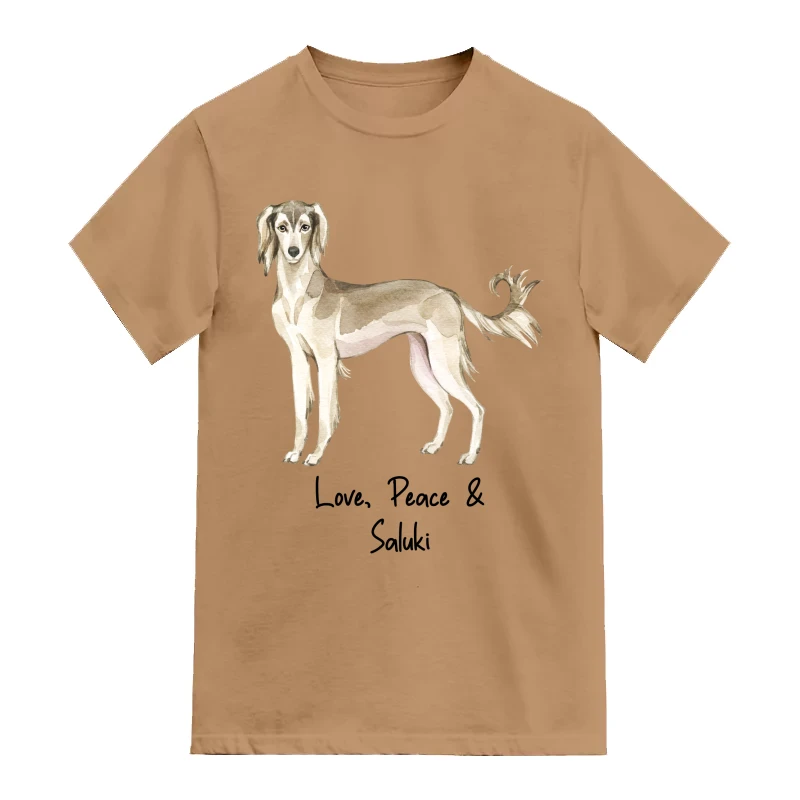 Saluki Dog Printed