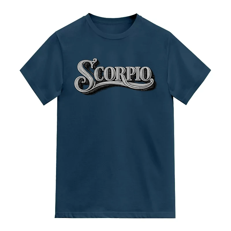 Scorpio Word Art Zodiac Sign