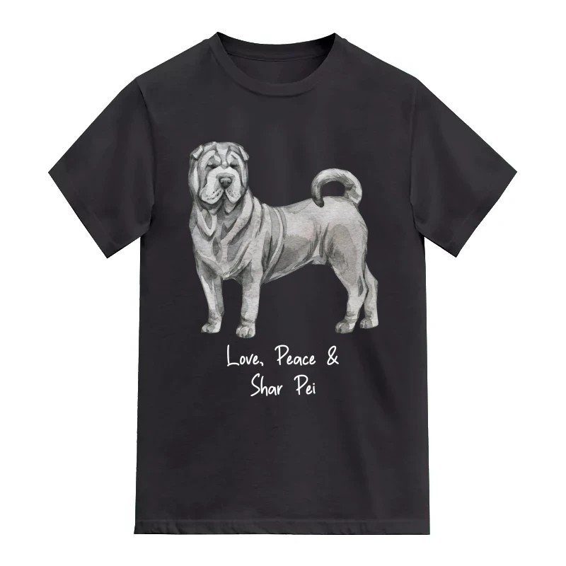Shar Pei Dog Printed