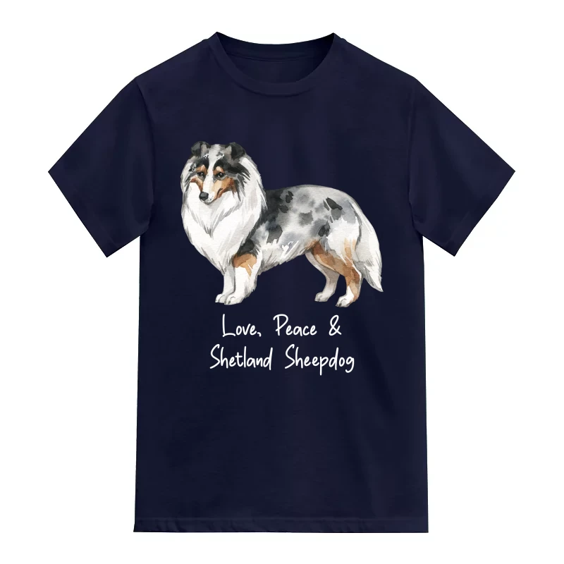 Shetland Sheepdog Dog Printed